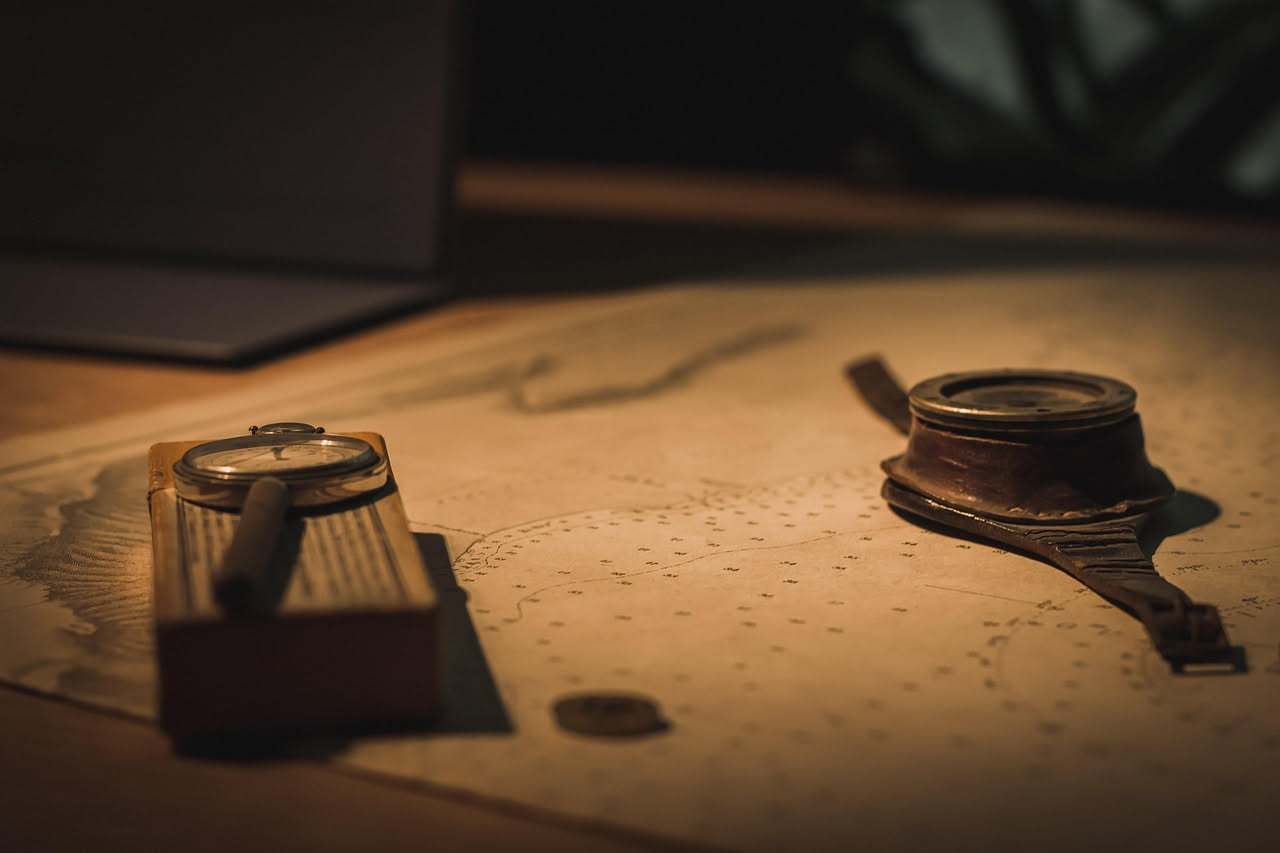 La mappa che apre «L'isola del tesoro»