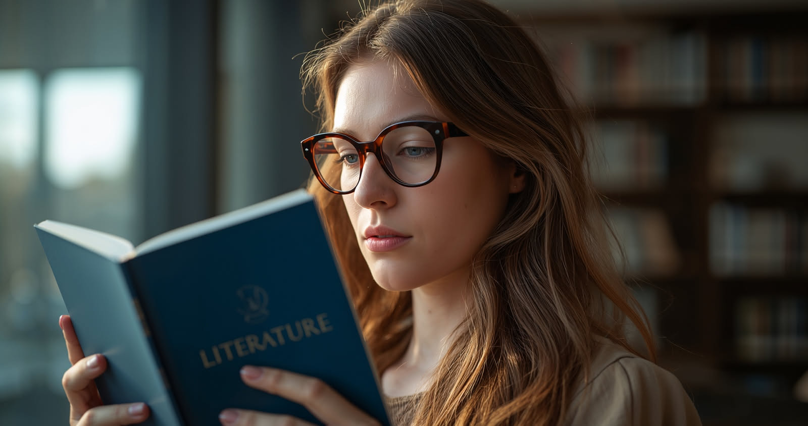 Due scaffali affiancati di narrativa italiana e straniera in libreria