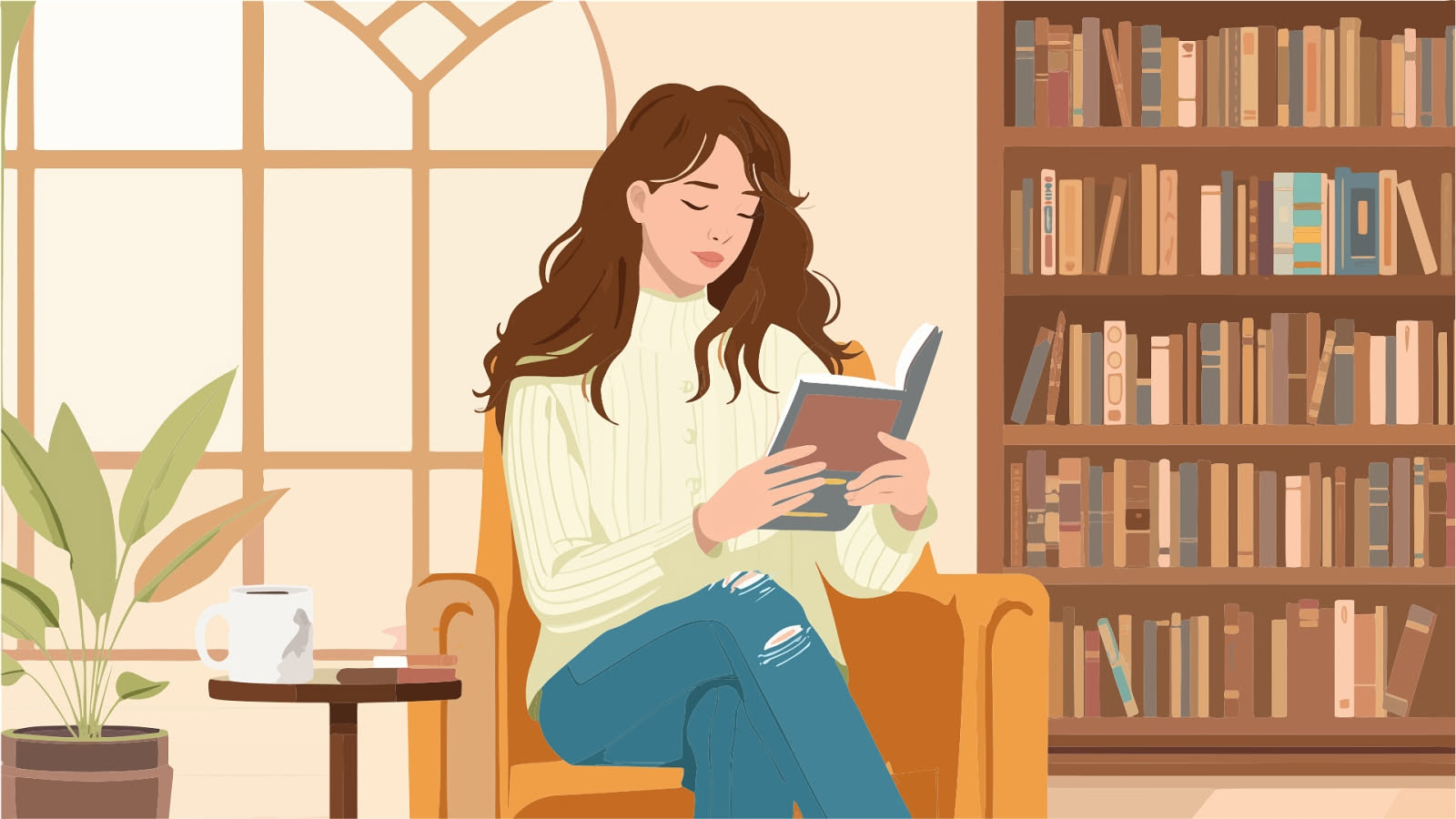 Volumi di una serie romance allineati su un tavolo di libreria